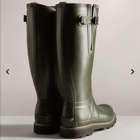 Hunter Men's Balmoral Side Adjustable Rain Boots 12 - Picture 9 of 10